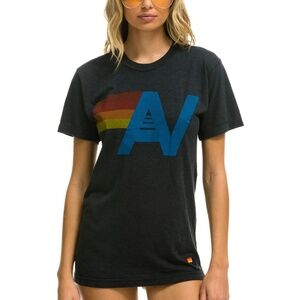 Aviator Nation Logo Charcoal Unisex T shirt Size XL